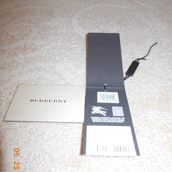 Burberry Orchard Bowling Handbag Bridle House Check pattern tan w/ original tags - Picture 14 of 16